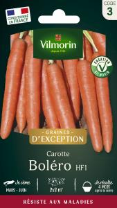 Carotte Boléro F1 - Graines d'Exception